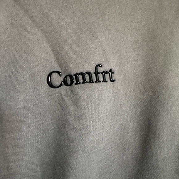 Comfrt Unisex Cloud Zip-Up Hoodie Color Gray Size Large - Picture 6 of 14